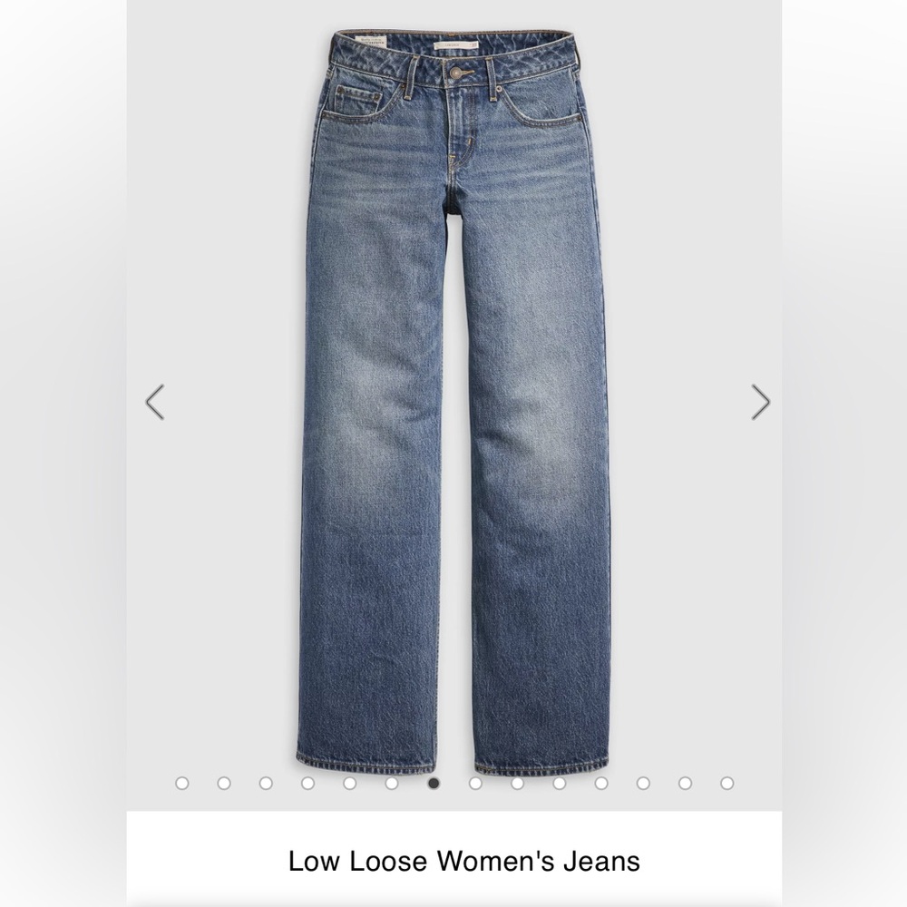 Levi's Women's Wide Leg low rise Blue Jeans